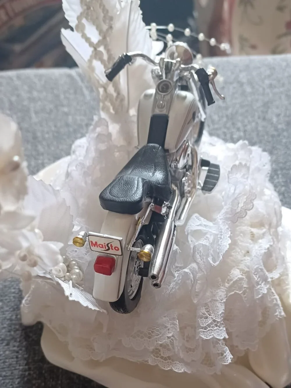 Official License Harley Davidson Wedding Cake Top Sportster Motorcycle